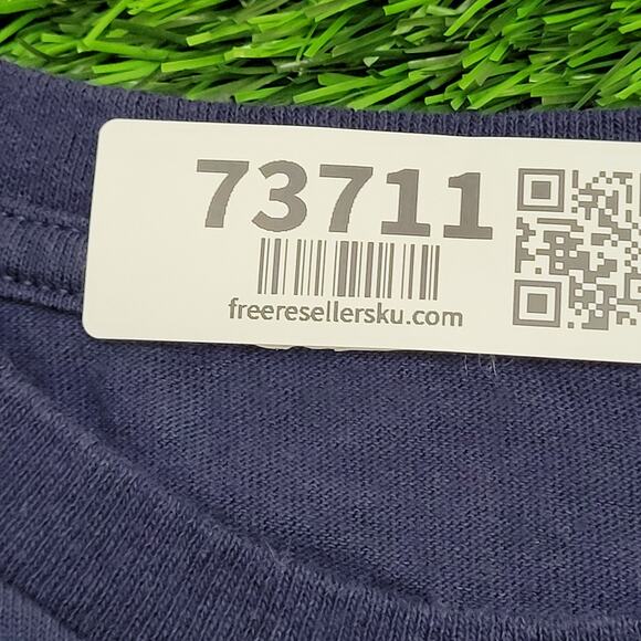 Lion Art Shirt Medium 20x26 Blue - Picture 8 of 11